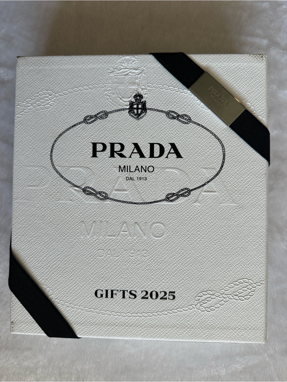 Prada Milano Black & White Gift Box - Men Accessories